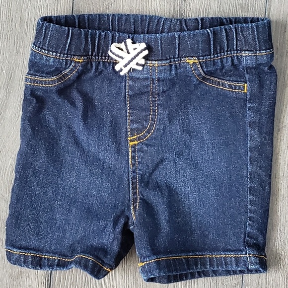 NWOT 24M Jumping Beans Dark Wash Jean Shorts. - Picture 1 of 3